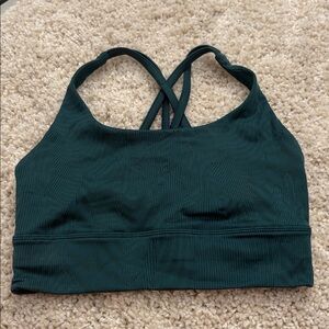 Lululemon Athletica Deep Green Strappy Bra